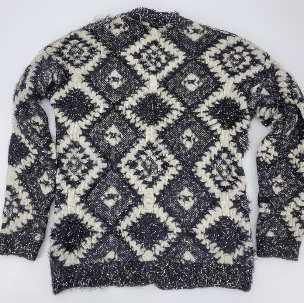 Parisian Collection Open Front Eyelash Cardigan - image 3